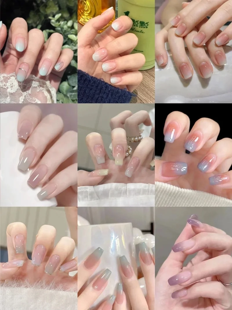Lên đồ cùng bộ móng ombre cực xịn sò