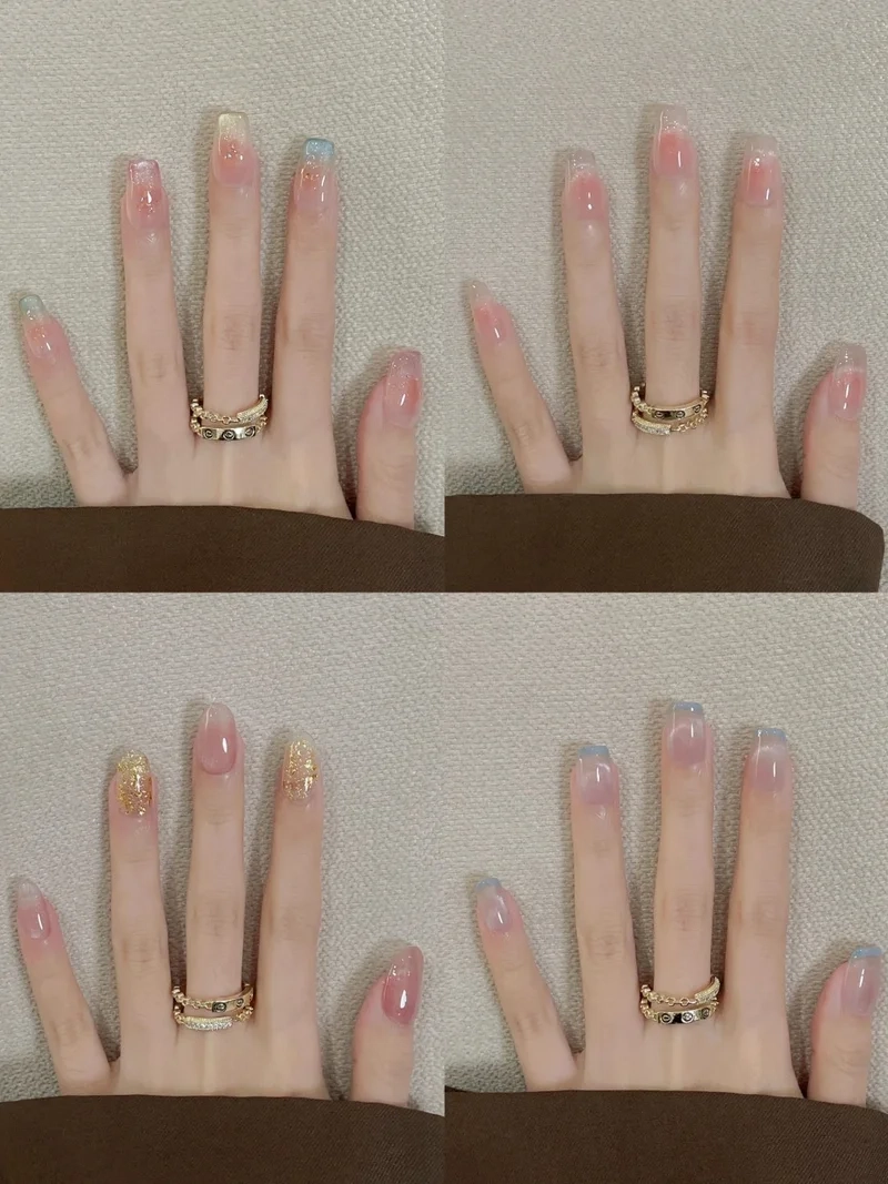 Hút mắt ngay từ cái nhìn đầu tiên với nail sơn thạch ombre