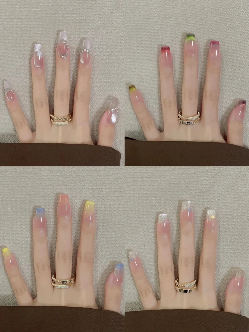 Làm mới bản thân với nail thạch ombre nhẹ nhàng mà cuốn hút