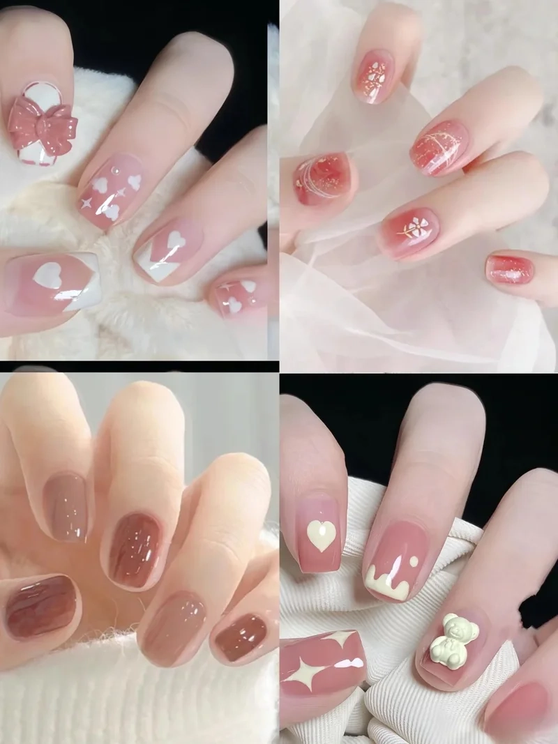 Mê ngay từ ánh nhìn đầu tiên với móng omber hồng