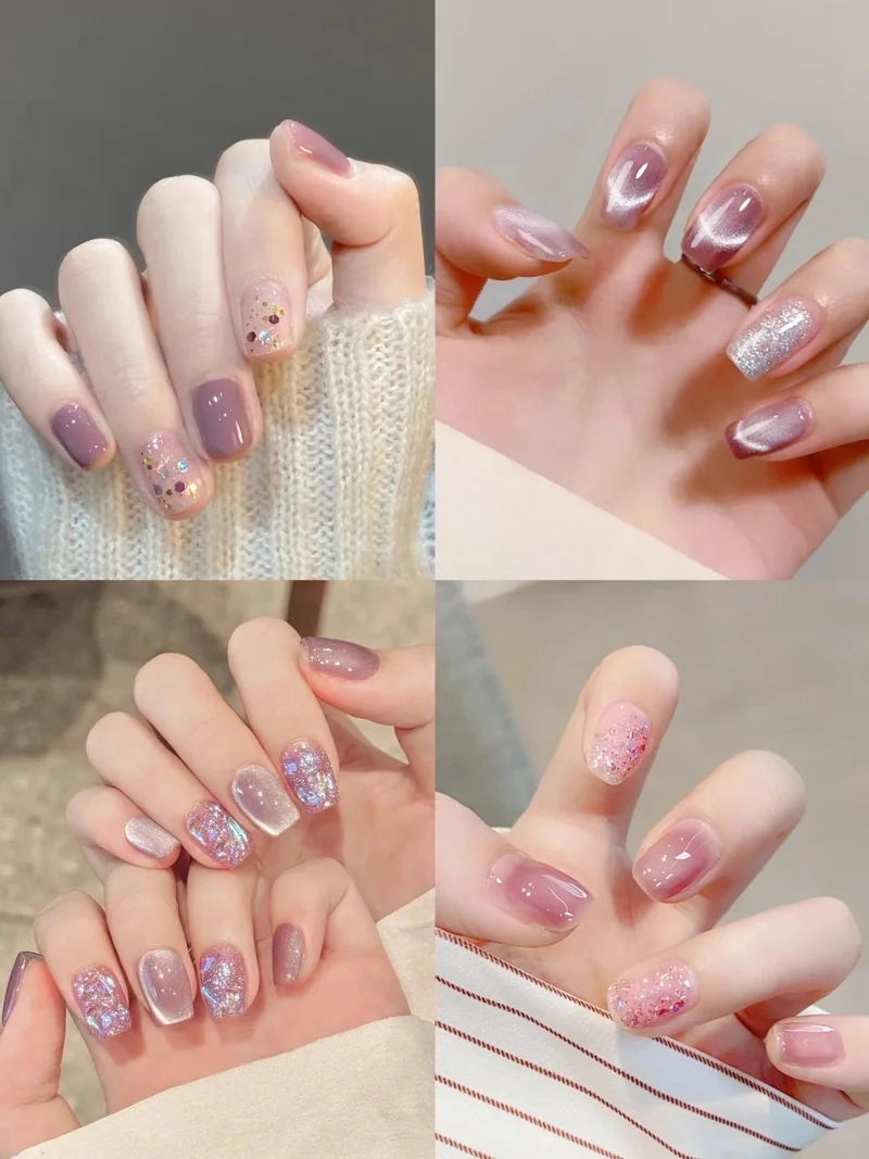 Tạo phong cách riêng với ombre nail hồng nổi bật