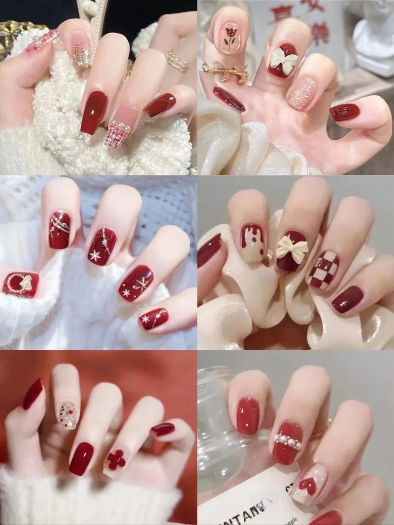 Biến hóa phong cách với loạt mẫu nail sơn thạch đẹp hút mắt