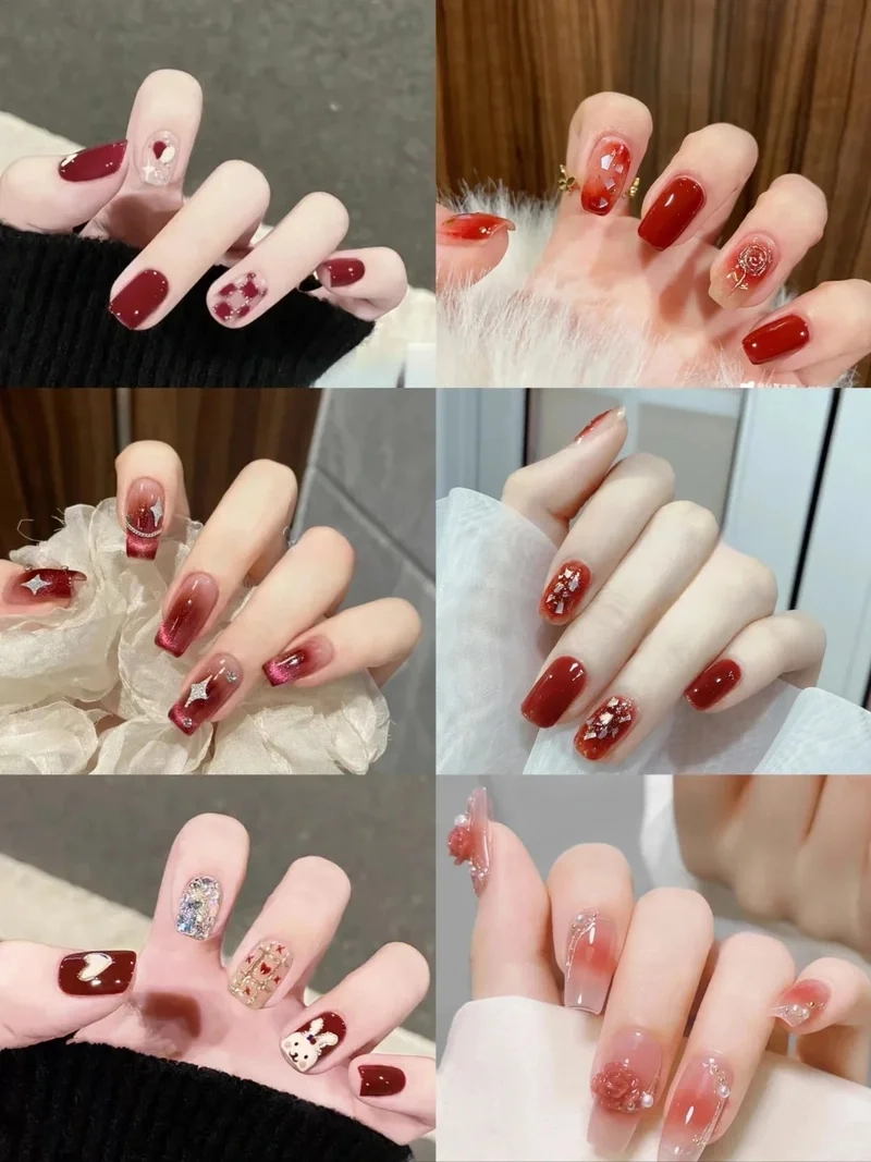 Trở nên nổi bật hơn với bộ nail màu thạch nhẹ nhàng