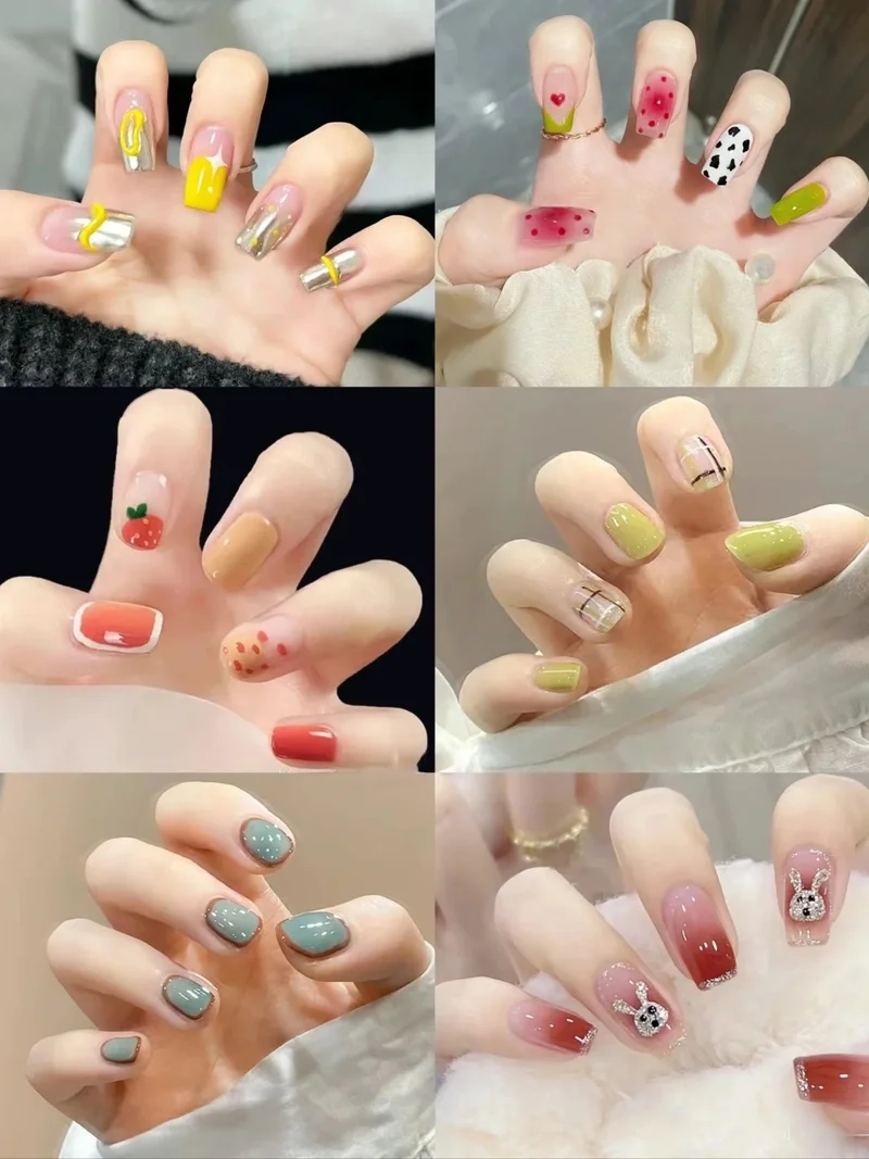 Tối giản mà vẫn cuốn hút với mẫu nail thạch đơn giản
