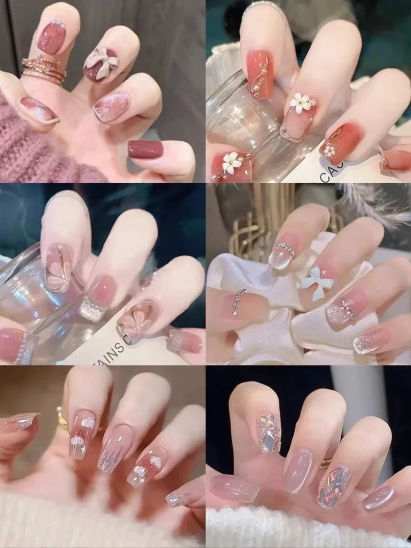 Đẹp tinh khôi với các kiểu nail màu thạch đẹp nhẹ nhàng