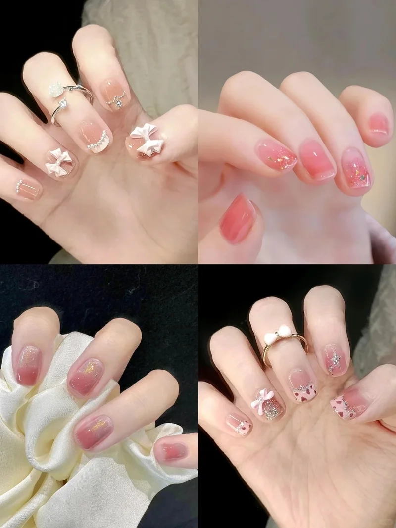 Đổi gió với loạt các mẫu nail sơn thạch đáng yêu