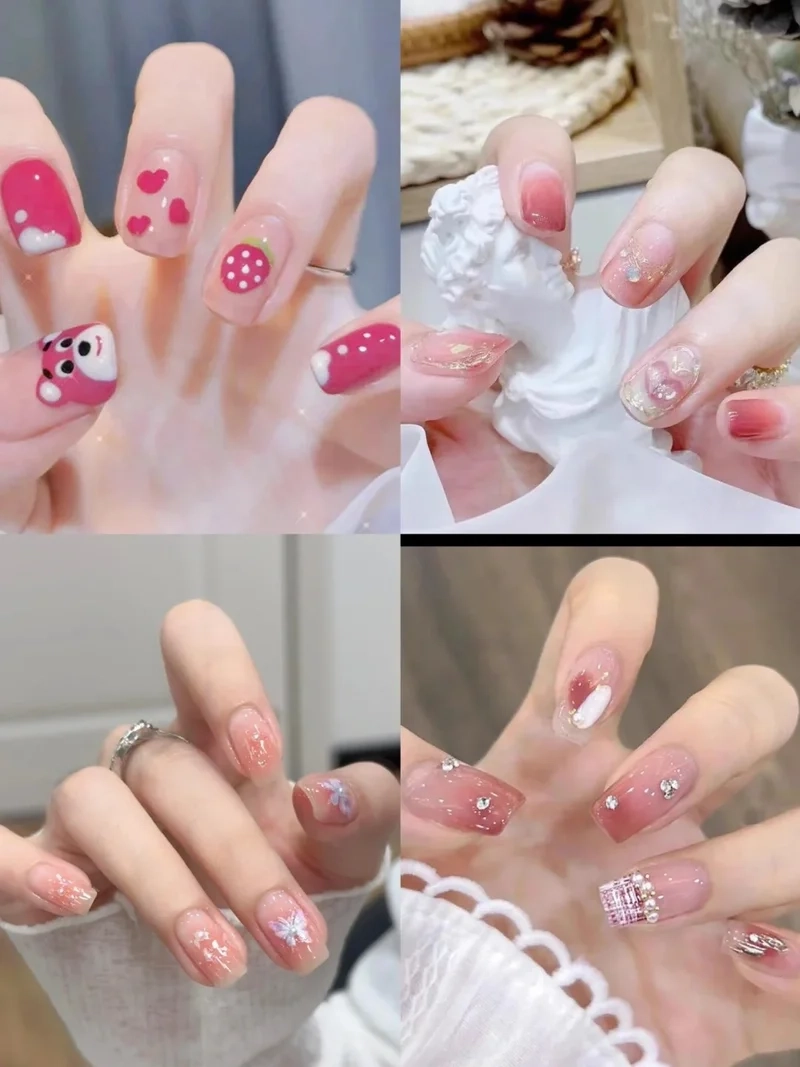 Yêu ngay từ cái nhìn đầu với mẫu móng tay thạch đẹp