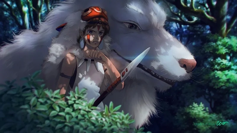 Ghibli Princess Mononoke làm mê hoặc giới phê bình phim