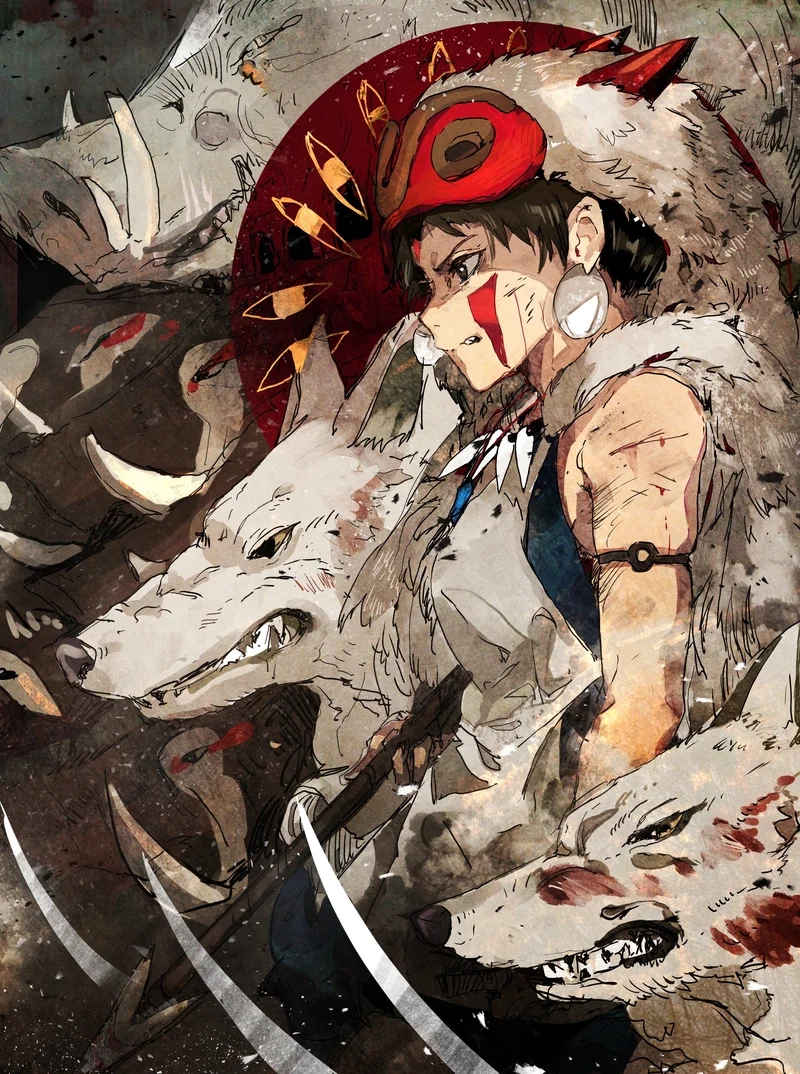 Mononoke art thể hiện chiều sâu và cảm xúc mạnh mẽ