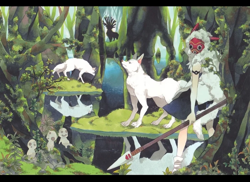 Mononoke anime art đậm chất tâm linh và siêu thực
