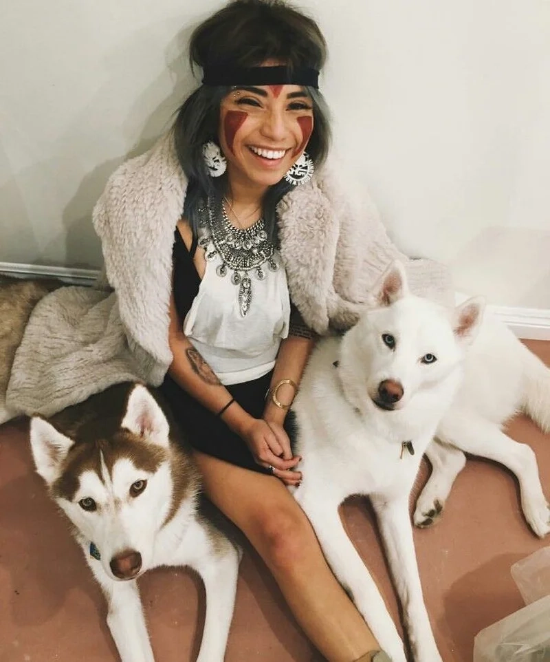 Princess Mononoke cosplay đẹp mê với tạo hình chân thật