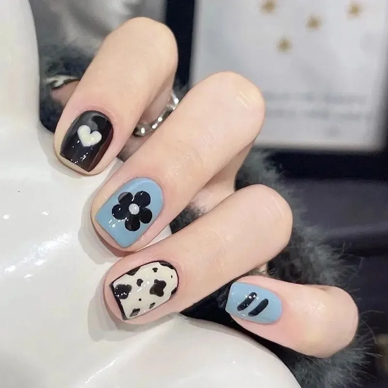 Lựa chọn mẫu nail vẽ bò sữa cho những ai yêu thích sự nhẹ nhàng