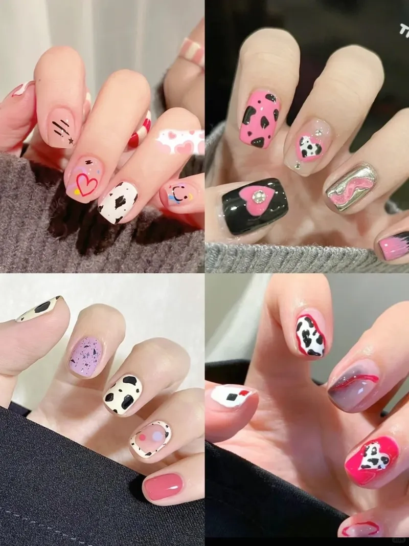 Không thể bỏ qua những mẫu nail bò sữa cực hot này