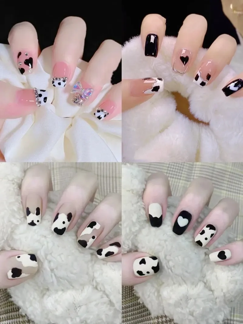 Những mẫu nail bò sữa đẹp sẽ khiến bạn phải yêu ngay từ lần đầu