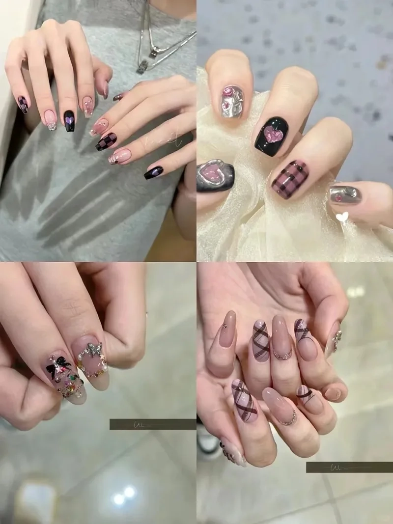 Đơn giản nhưng đầy cá tính với nail xinh cá tính