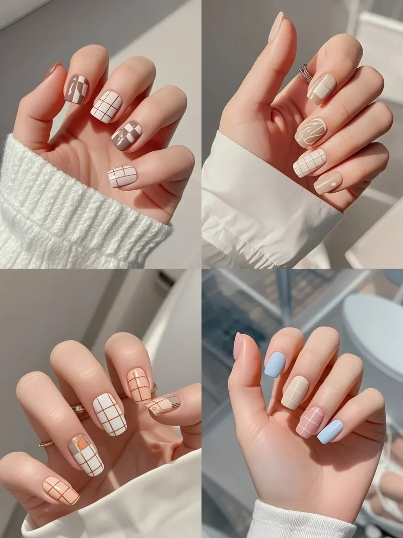 Móng chân caro sẽ khiến đôi chân của bạn thêm xinh đẹp