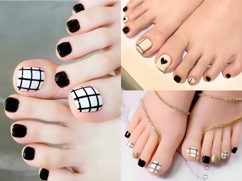 Mở rộng sự sáng tạo với mẫu móng tay caro đầy màu sắc