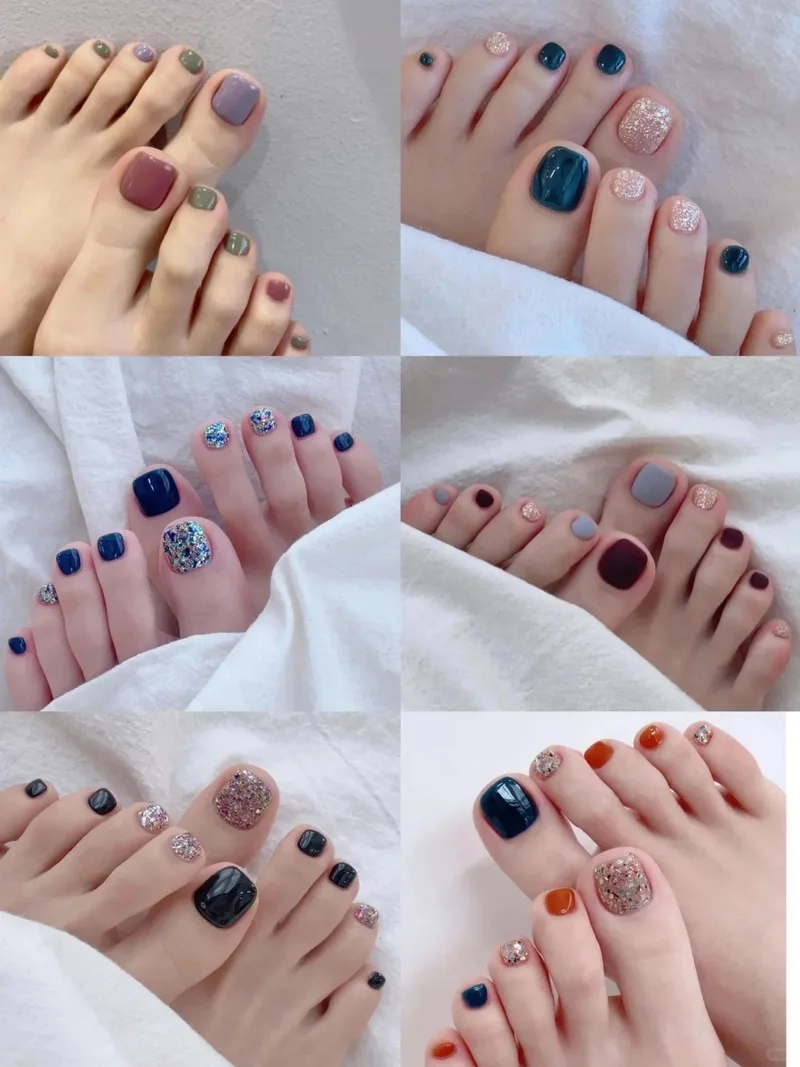 Nail chân cute giúp đôi chân bạn thêm phần nổi bật