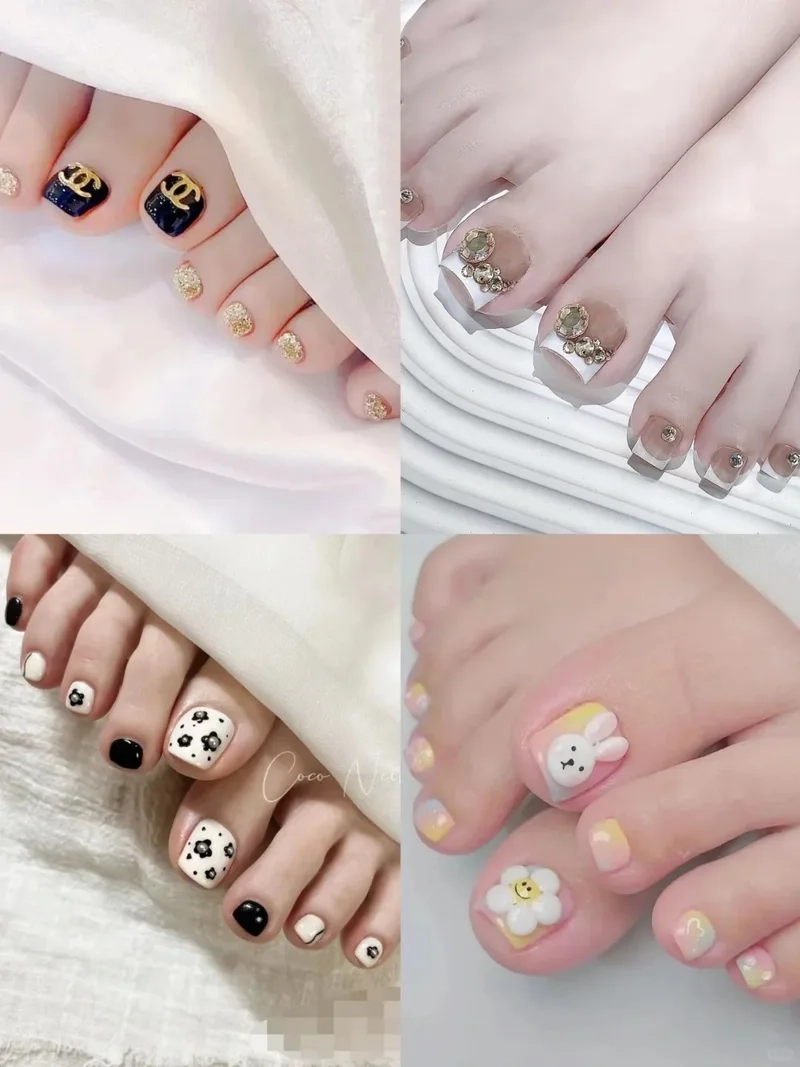 Tạo điểm nhấn cho đôi chân với móng cute