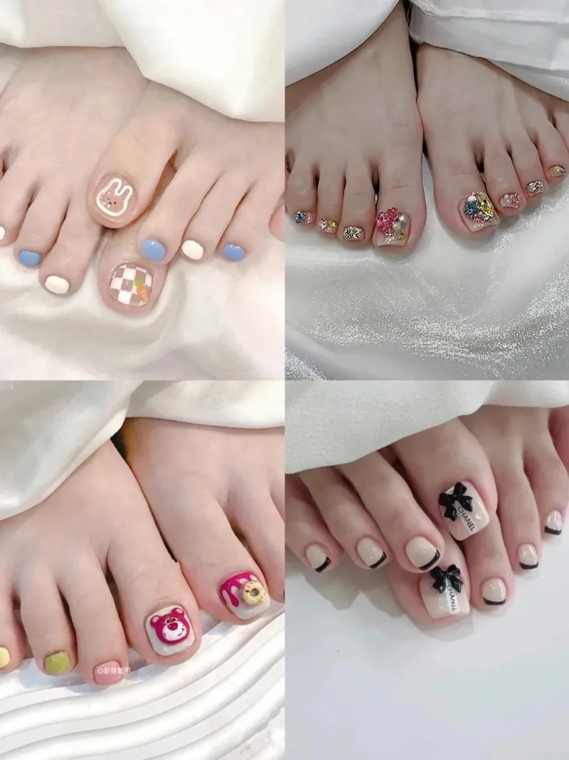 Đơn giản và dễ thương với mẫu nail cute đơn giản