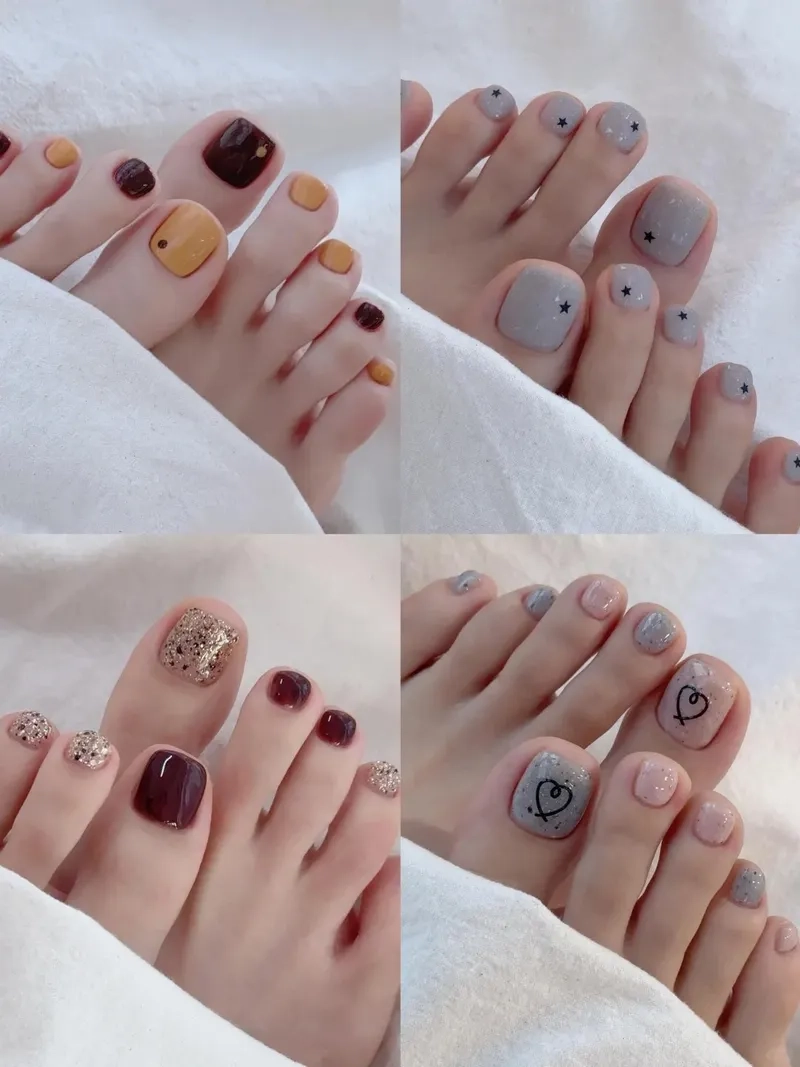 Các mẫu nail chân đẹp hot trend cho nàng sành điệu