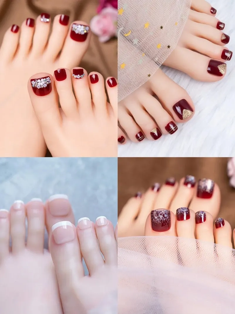 Màu nail chân đẹp tôn da phù hợp với mọi phong cách