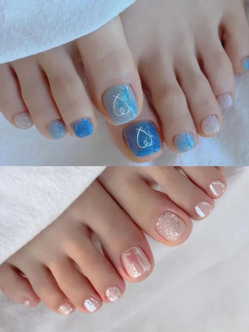 Hình nail chân đẹp độc đáo cho phong cách riêng biệt