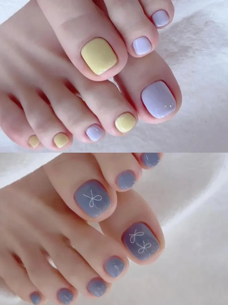 Kiểu nail chân đẹp giúp bàn chân thêm nổi bật