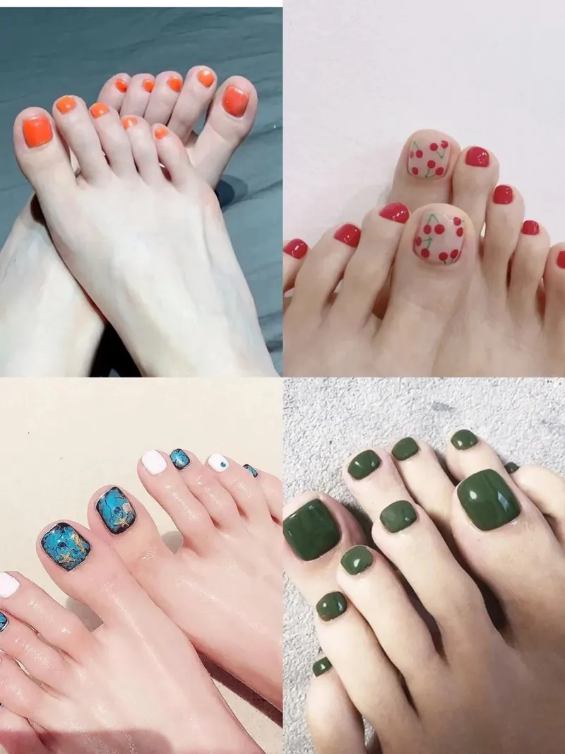 Móng chân mẫu nail chân đẹp khiến bạn mê mẩn