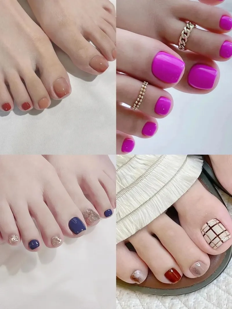 Nail chân đẹp tết giúp bạn tỏa sáng đón năm mới