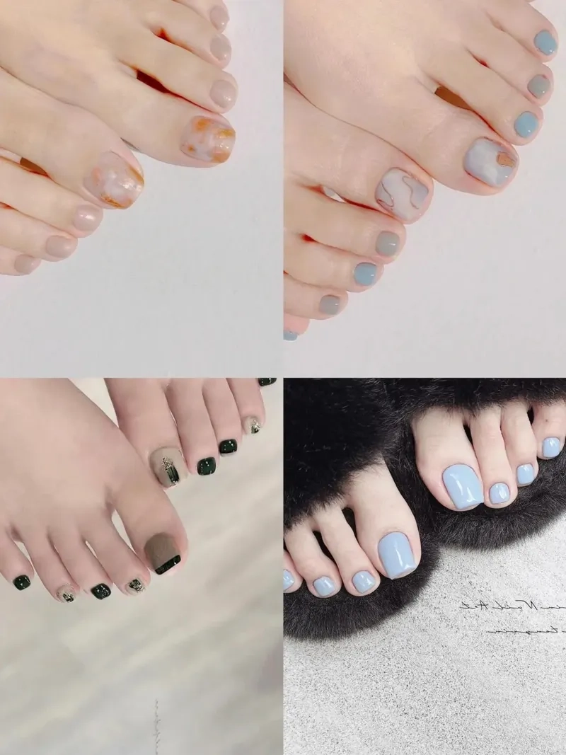 Những kiểu nail chân đẹp giúp nàng tự tin hơn
