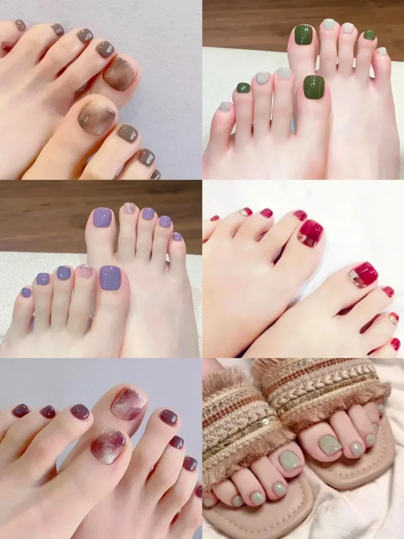 Sơn nail chân đẹp giúp móng chân luôn bền màu