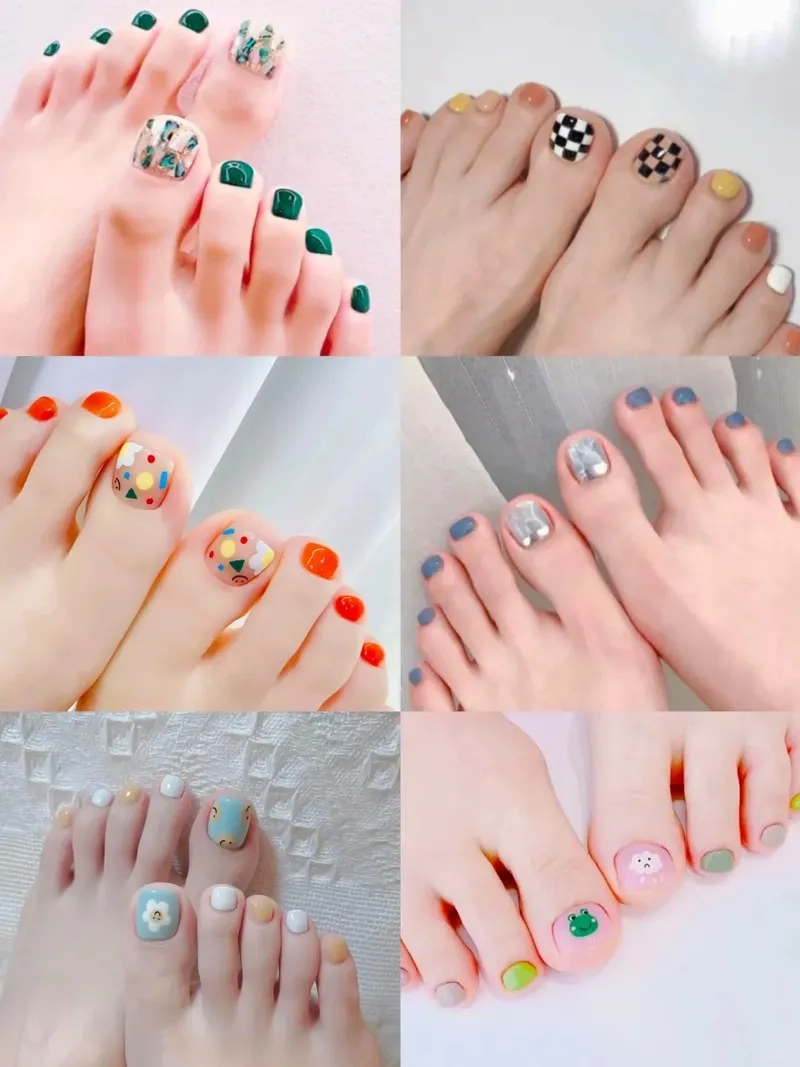 Vẽ nail chân đẹp sáng tạo theo phong cách riêng