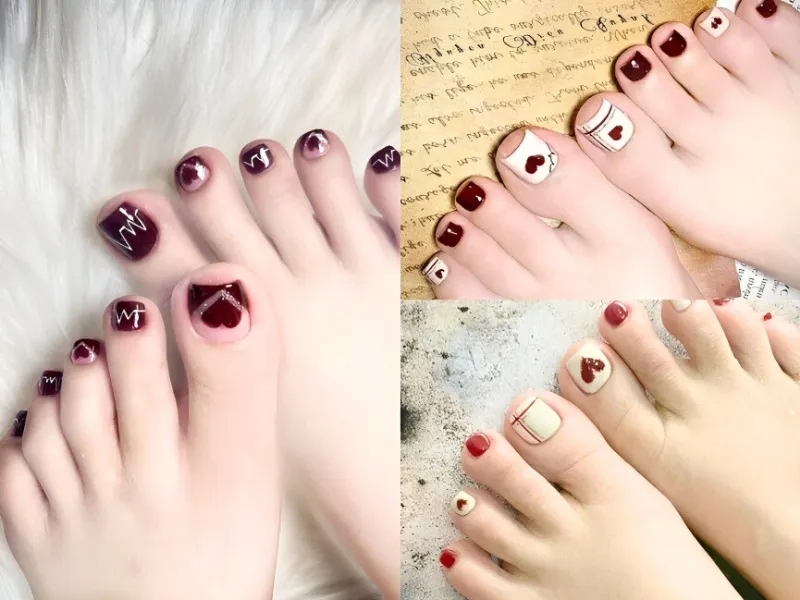 Đừng bỏ lỡ nail màu đỏ chân giúp nàng tỏa sáng mọi khoảnh khắc
