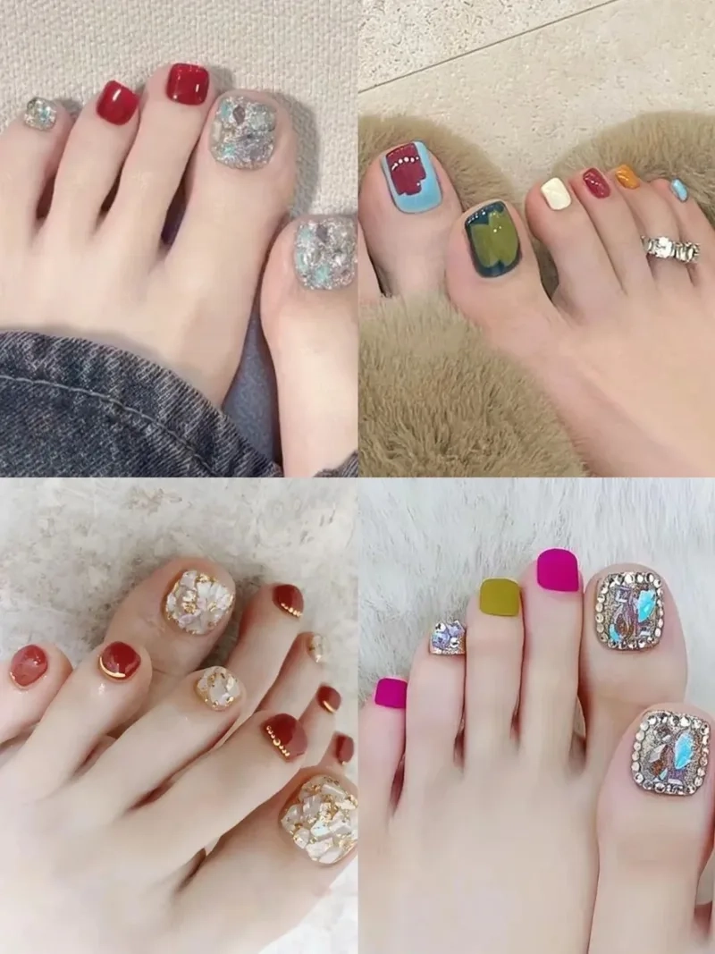 Cập nhật ngay mẫu móng chân nhẹ nhàng để đôi chân thêm xinh