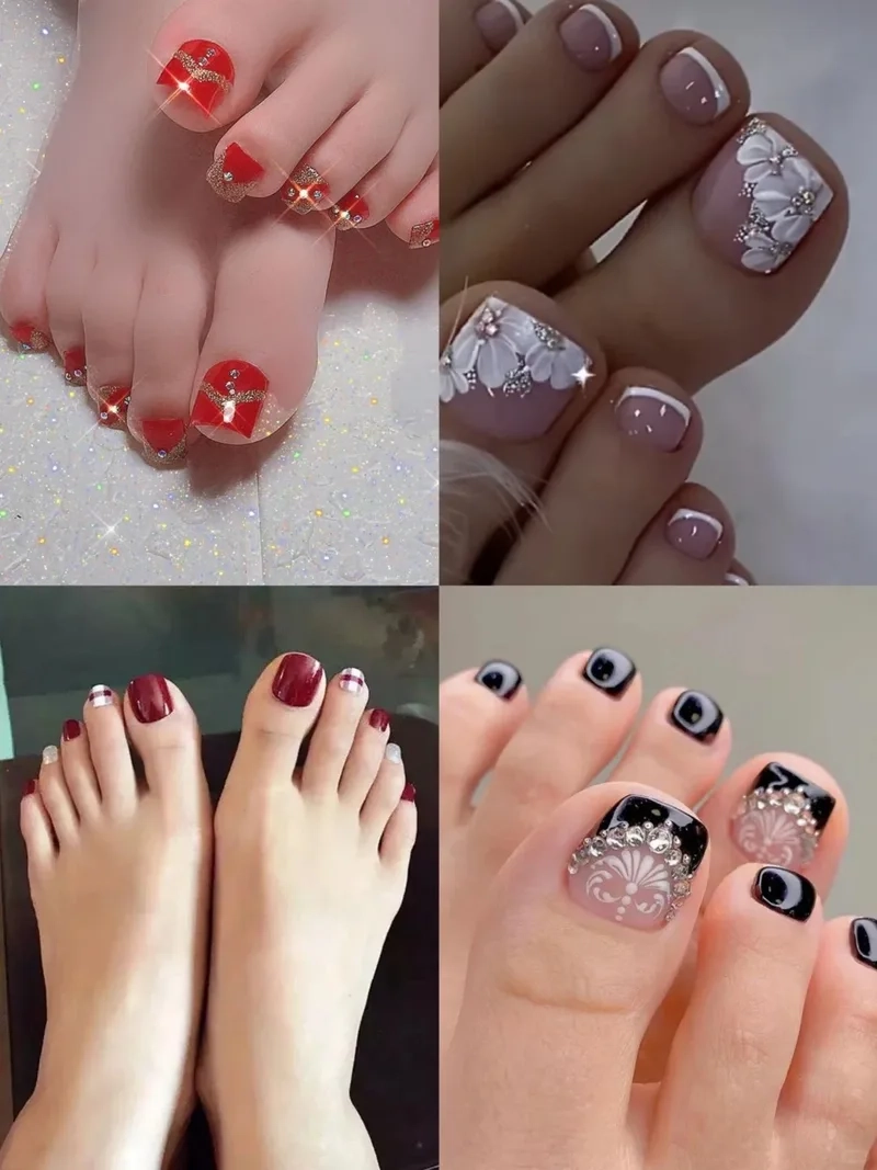 Cùng móng chân đơn giản tạo nên phong cách nhẹ nhàng