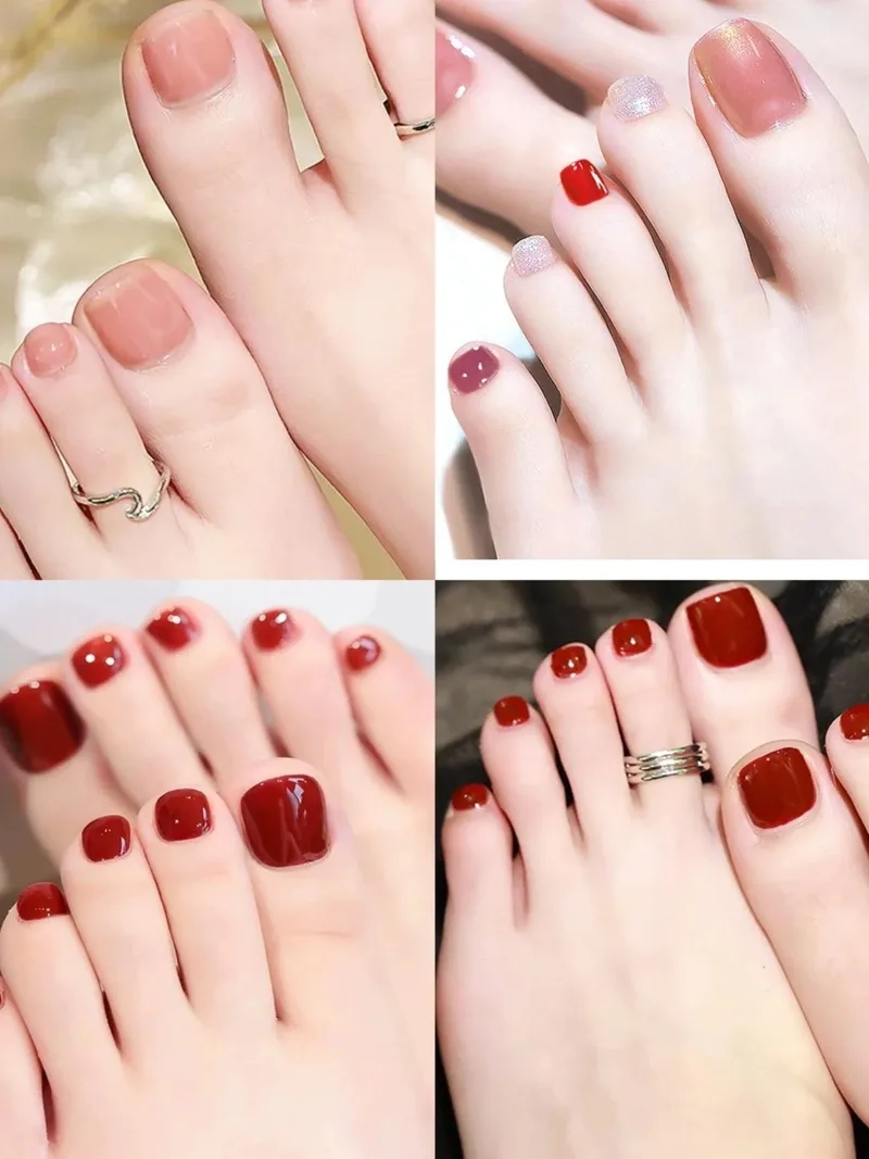 Chọn ngay móng chân đơn giản đẹp cho đôi chân thanh thoát