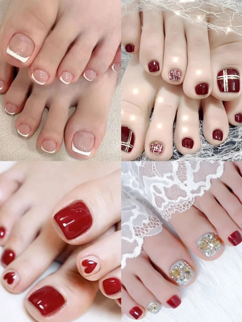 Tạo sự khác biệt với bộ móng chân đơn giản nhưng đẹp