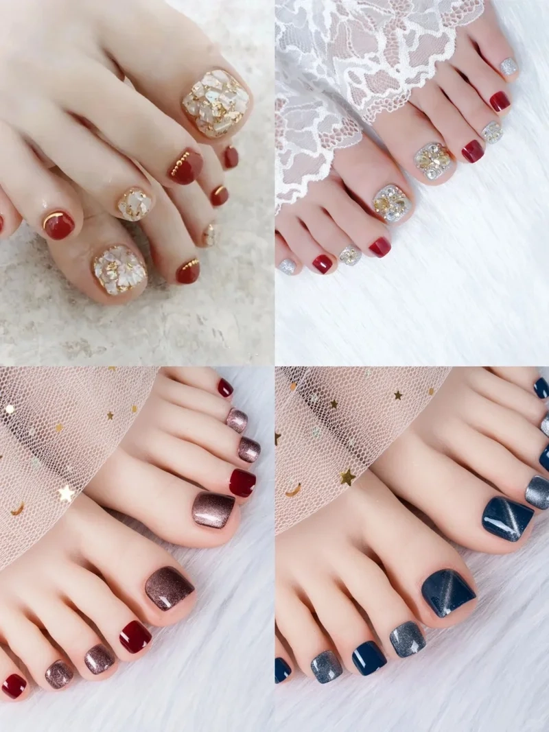 Chọn ngay một trong những mẫu móng chân sơn gel đẹp