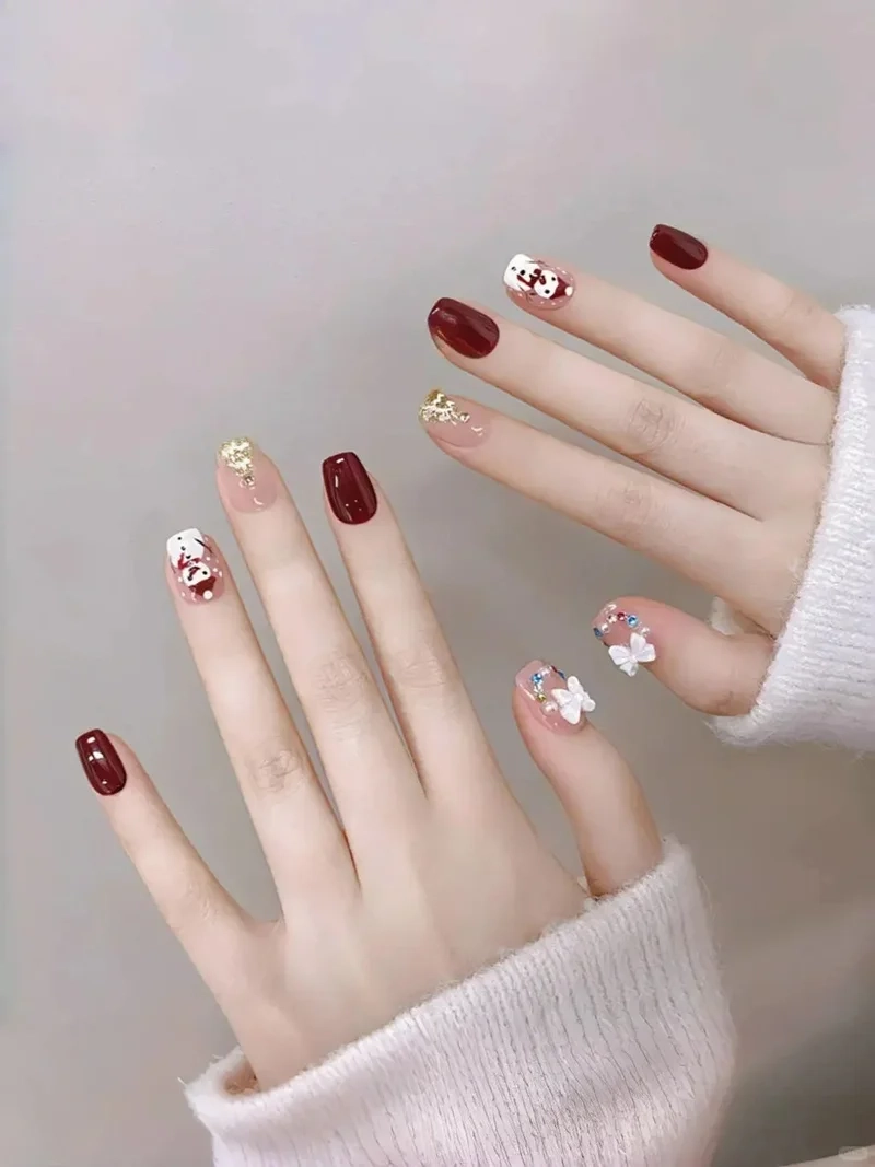 Da ngăm lên tông ngay với các màu nail tôn da ngăm