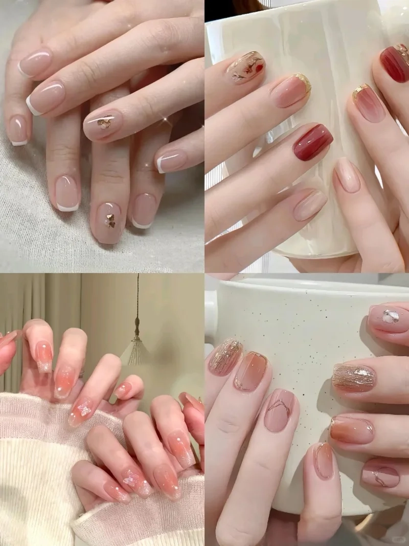 Nữ tính mà nổi bật với màu nail xinh cho da ngăm