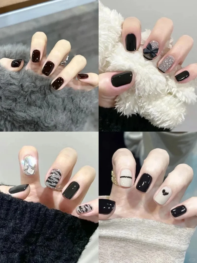 Tối giản nhưng cuốn hút với mẫu nail đẹp đơn giản cho da ngăm