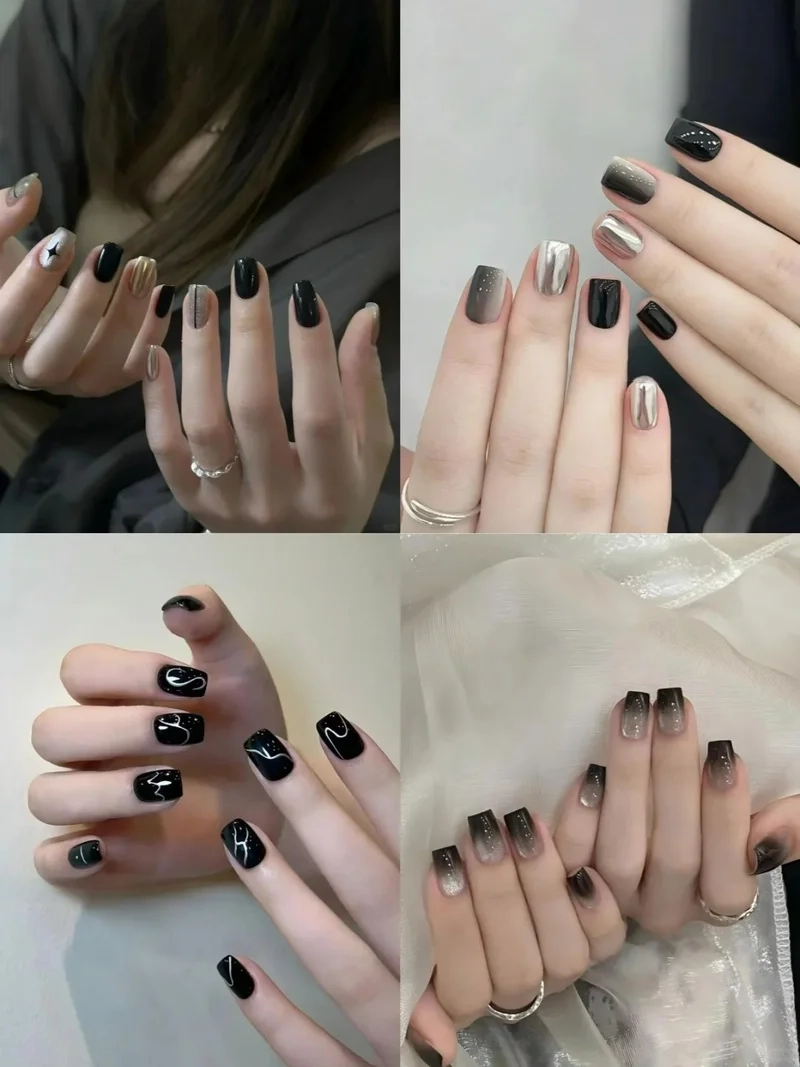 Da ngăm không còn là trở ngại với các mẫu nail da ngăm