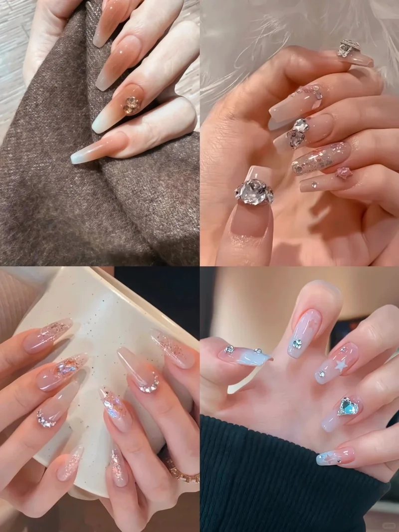 Nàng da ngăm mê nail tết không nên bỏ qua màu nail tết cho da ngăm