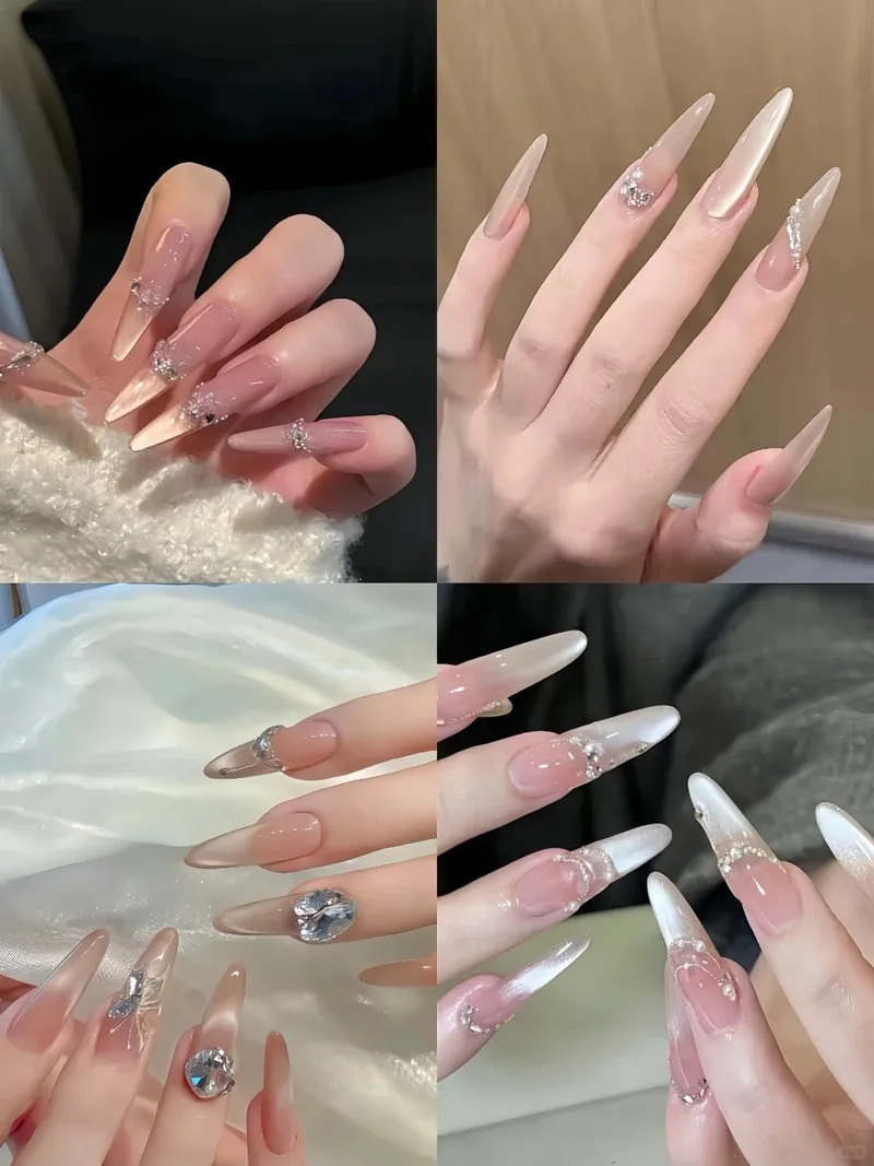 Khám phá mẫu nail dài đẹp và độc đáo