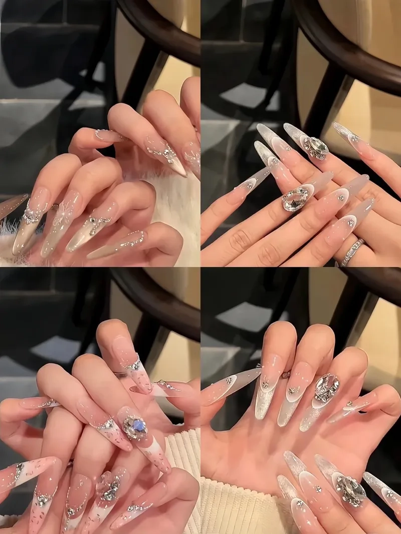 Đừng bỏ qua các mẫu nail dài đẹp cho mùa này