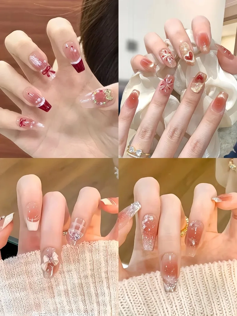 Mẫu nail dài đẹp khiến đôi tay thêm thu hút