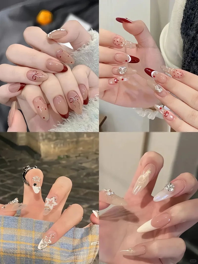 Tạo sự khác biệt với mẫu nail đơn giản dài