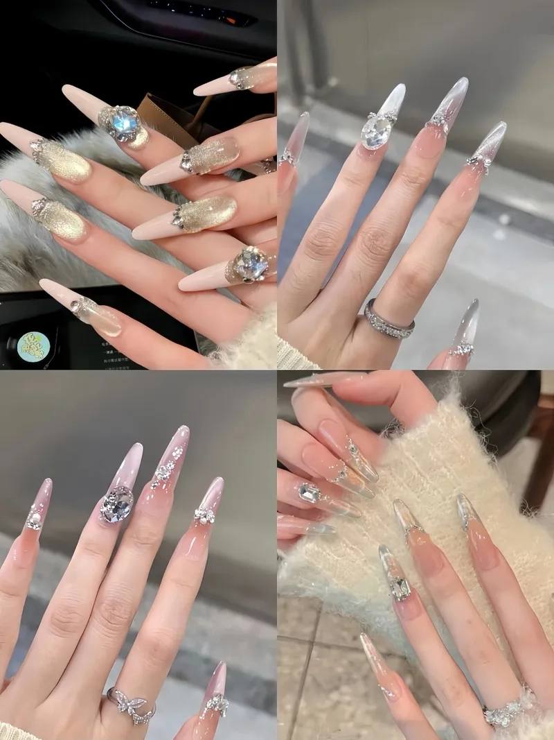 Nail tay dài giúp bạn thể hiện cá tính rõ ràng