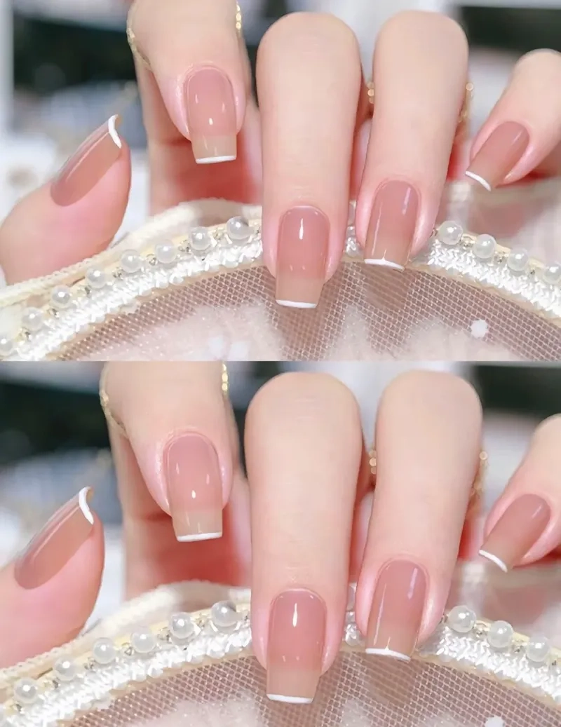 Cập nhật ngay mẫu sơn đầu móng trắng hot nhất hiện nay